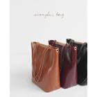 Metal-trim Square Tote