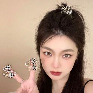 Bow Checker Hair Clamp