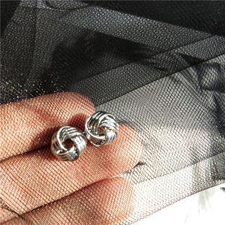 Retro Alloy Earring Platinum 4 Layer Earrings - One Size