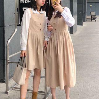 A-line Jumper Dress / Midi Dress / Shirt