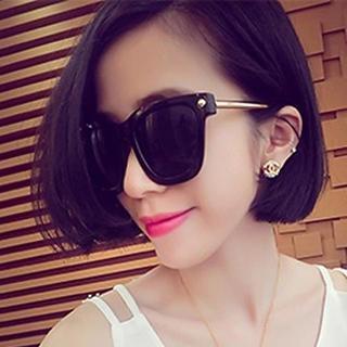 Metallic Temple Sunglasses