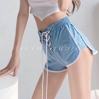 Lace-up Hot Shorts