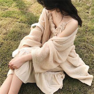 Open Front Knitted Jacket