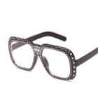 Rhinestone Star Double-bridge Eyeglasses / Sunglasses