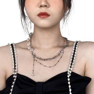 Irregular Pearl Stainless Steel Choker