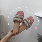 Pearl Flat Slide Sandals