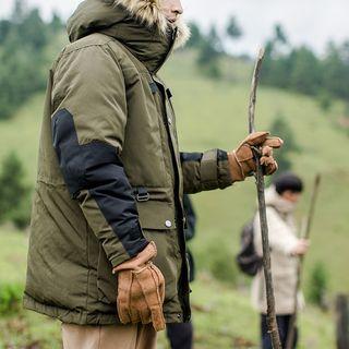 Hooded Padded Zip Parka