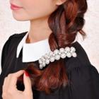 Set: Faux Pearl Hair Tie + Hair Clip