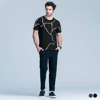 Crackle Print Tee
