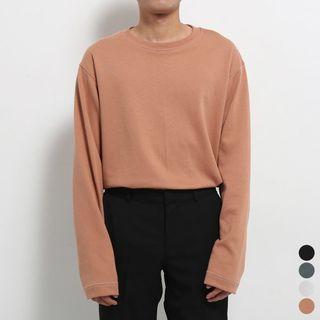 Standard-fit Long-sleeve T-shirt In 4 Colors