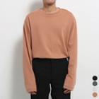 Standard-fit Long-sleeve T-shirt In 4 Colors