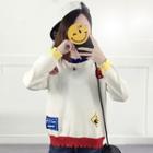Patch Embroidered Sweater