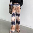 Printed Loose-fit Wide-leg Pants As Shown In Figure - One Size