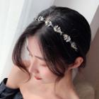 Rhinestone Face Wash Headband As Shown In Figure - One Size