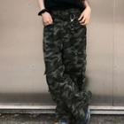Mid-rise Camo Print Cargo Wide-leg Pants