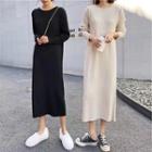 Plain Knit Shift Dress (various Designs)