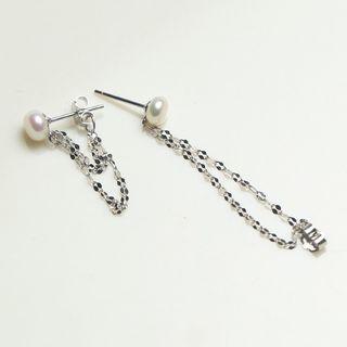 Faux Pearl Drop Earring 1 Pair - Earrings - Faux Pearl - Tassel - One Size
