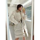 Eco-fur Collar Padding Coat