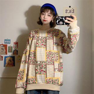 Floral Pattern Pullover