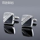 Square Cuff Link As Shown In Figure - One Size