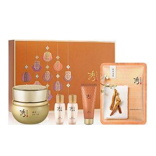 Sooryehan - Bon Firming Cream Special Set: Firming Cream 75ml + Extra Moisture Skin 20ml + Emulsion 20ml + Cleansing Foam 40ml + Red Ginseng Collagen Mask 1pc 5pcs