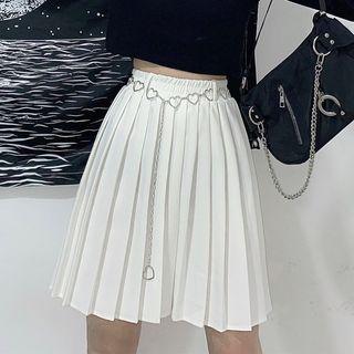 Pleated Skirt / Waist Chain