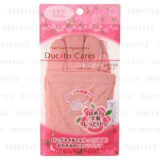 Ducato - Silk Gloves (rose Pattern) 1 Pair