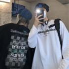 Couple Matching Plaid Print Long-sleeve T-shirt