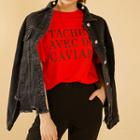 Metal-button Distressed-hem Denim Jacket