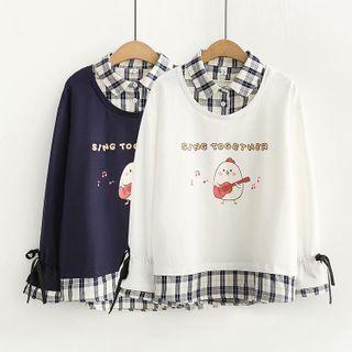 Chicken Print Sweatshirt