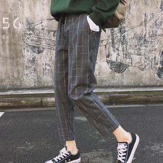 Elasticized Crop Pants