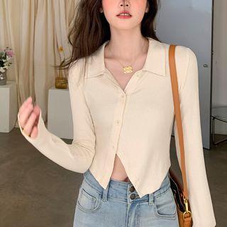 Plain Button Top