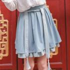 Tasseled Layered Skirt