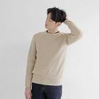 Raglan-shoulder Slim-fit Knit Top