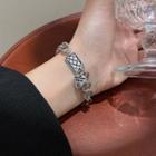 Stainless Steel Bracelet S058 - Silver - One Size