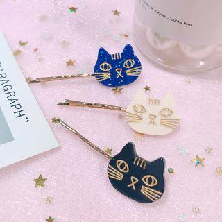 Acetate Cat Hair Pin