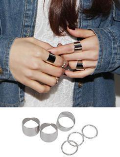 Set Of 5: Rings