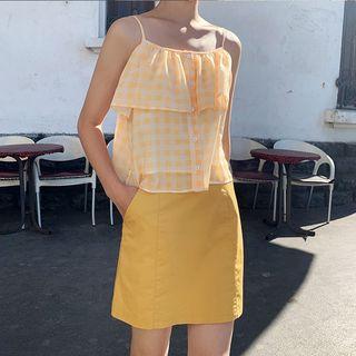 A-line Skirt / Midi Straight Fit Skirt