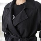 Roll-up Sleeve Trench Jacket