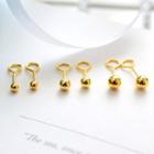 18k Gold Plated Bead Earring
