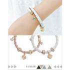 Rhineston Faux Leather Bracelet