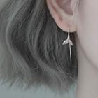 925 Sterling Silver Mermaid Tail Dangle Earring 1 Pair - 925 Silver - As Shown In Figure - One Size