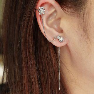 Bear Chain Earring