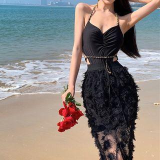 Plain Swimsuit / Skirt