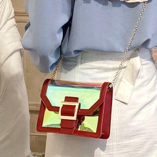 Chain Pvc Crossbody Bag
