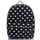 Heart Printed Backpack