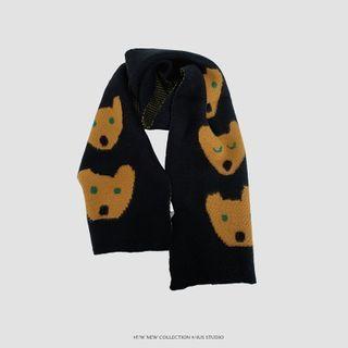 Bear Print Scarf