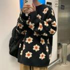 Floral Dot Sweater