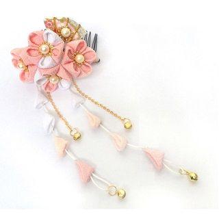 Flower Dangling Hair Comb / Hair Clip