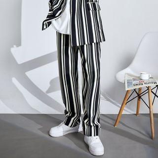 Striped Straight Leg Pant